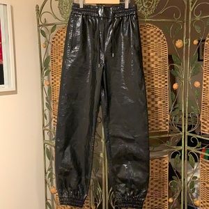 MSGM Faux leather pants